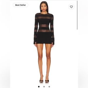 Spliced Long Sleeve Pickleball Dress